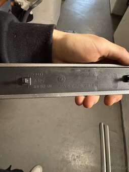 Komplet stříbrné dekor lišty Audi a4 b6 - 5