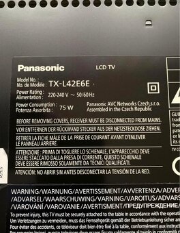 Tv Panasonic 42” - 5