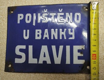 Smaltované cedule. - 5