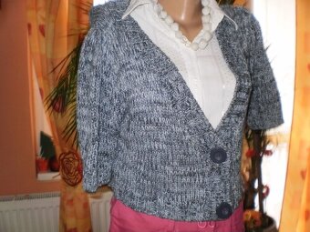 svetrik# bolerko# prehoz #halenka# pleteny - 5