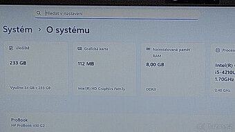 Notebook HP Probook 430 G2, 14", i5, SSD 256GB - 5