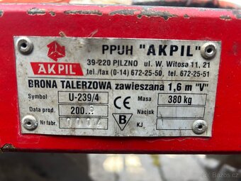 Diskový podmítač AKPIL 160 - 5