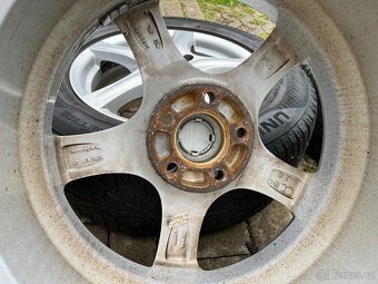 4x alu disky RONAL 5x114 R17, pneu 50% - 5