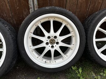 Sada alu kol 5x100 r18 s pneu 225/40/18 s hezkým vzorkem - 5