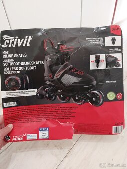Dětské rostoucí inline brusle vel. 37-41 - 5