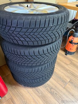 Originál alu kola VW Passat b8 5x112 R17 zimní dot 2724 - 5