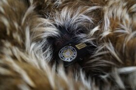 Dámský kožený černý kabát KARA - 5