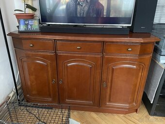 Nábytek do obýváku+jídelní stůl+4 židle - 5