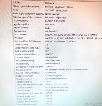 Notebook Lenovo Ideapad Slim 3 15AMN8 - 5