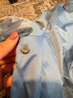 Modrá jezdecká outdoorová bunda - 5