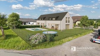 Prodej stavebního pozemku 1265 m² Poběžovice u Holic - 5