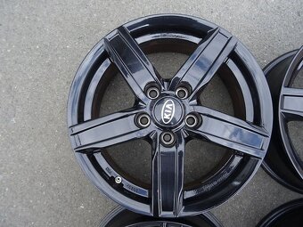 Alu disky origo černé Kia 16", 5x114.3 , ET 36, šíře 6,5J - 5
