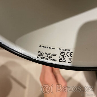 Černá stojací lampa Leitmotiv Mini Cone, výška 147,5 cm - 5