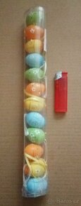 Velikonoční dekorace – umělá vajíčka 4 cm - 5