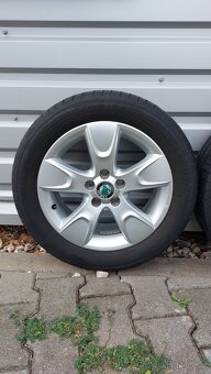 Alu kola 5x100 r15 originál Škoda Fabia II, Roomster - 5