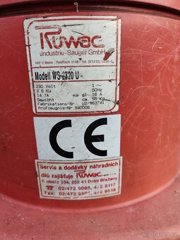 Průmyslový vysavač Ruwac Model WS 2320 - 5