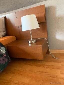 Manželská komplet IKEA postel + noční stolky - 5