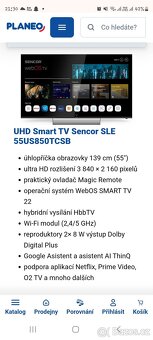 Tv smart 4K UHD Sencor - 5