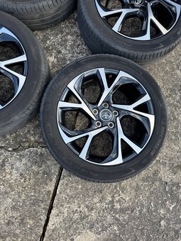 Alu kola Toyota 5x114,3 R18 včetně pneu Michelin 225/50/18 - 5