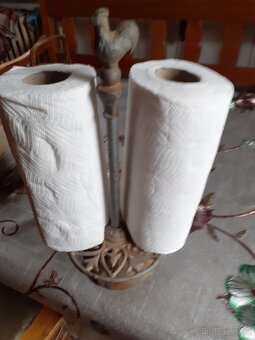 Retro stojan na papírové ubrousky,věšáky - 5