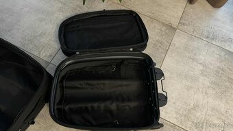 2x cestovní kufr, plátěný, vystužený. - 5