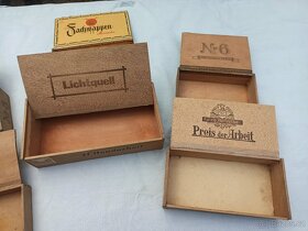 staré dřevěné krabice - doutníky - 5
