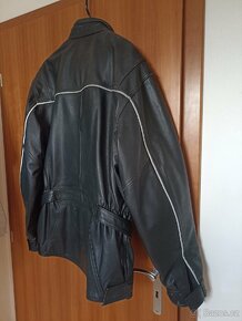 Kožená bunda na motorku XXL - 5