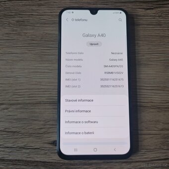 Samsung Galaxy A40- 5.9"Super Amoled/ 4GB/64GB, Dual sim - 5