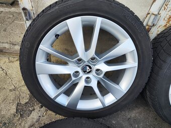 17"zimní alu sada Trius 5x112 origo Octavia 3 RS Golf 7 GTD - 5