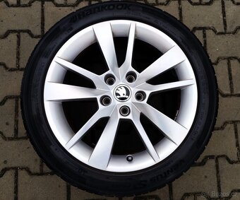 Alu kola originál Škoda Octavia III 5x112 R17 Trius - 5
