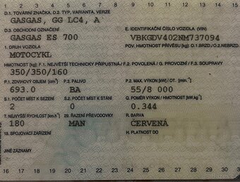 Motocykl GasGas Es 700 2023 - 5