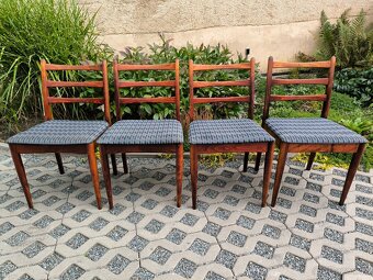 Retro dřevěné jídelní židle TON - Brusel 70. léta - 5