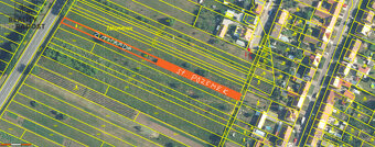 Prodej stavebního pozemku 1227 m2 v obci Lužice, lokalita Zá - 5