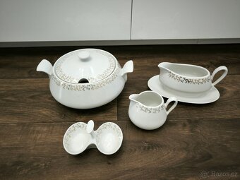 Retro porcelánová jídelní souprava MZ - 25 kusů - 5