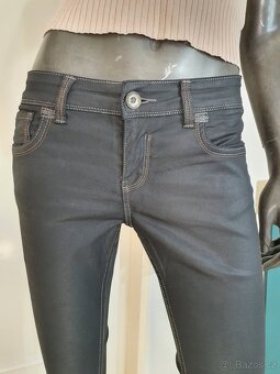 Rokker Diva Black Jeans Kevlarové moto džíny Vel. W27/L34 - 5