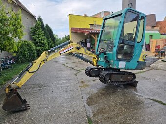 Minibagr Yanmar B15 vaha 1.7T 2x lžíce svahovka 4000mth - 5
