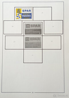 Album zápalkových nálepek 1945–1984 – 91 ks, pěkný stav - 5