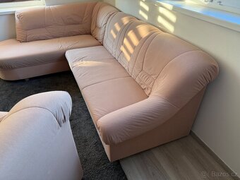 Rohová sedačka s křeslem - 5
