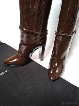 Lakovane kozačky Saint Laurent 36 - 5
