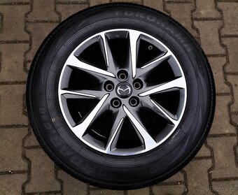 Alu kola originál Mazda CX-5 5x114,3 R17 KRÁSNÁ SADA - 5