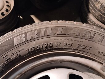 165/70R13 Barum Brillantis + disky 4x100,et36 - 5