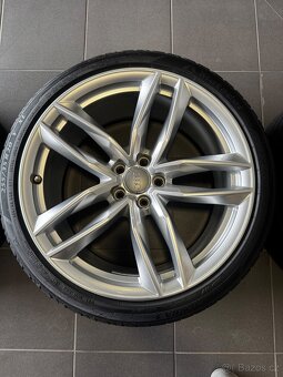 Kovaná kola Audi 20” se zánovními letními pneu 255/35/20 - 5