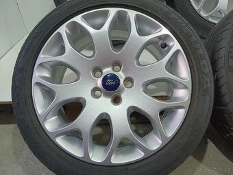 Letní alu kola Ford 5x108 R17 pneu 205/50/17/Fulda - 5