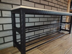 Botník kovovy sedaci - 5