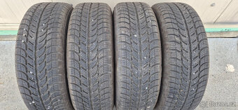 Plechové disky Škoda VW 5x112 6x15 ET47 195/65r15 zimni - 5