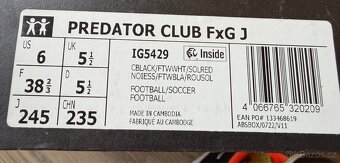 Nové kopačky Adidas vel.38,5 - 5