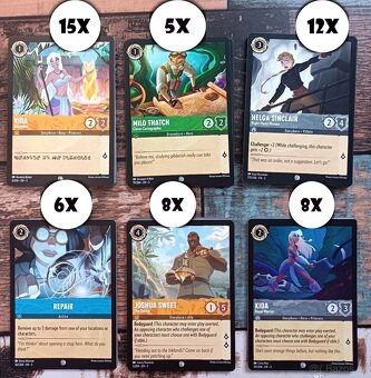 Lorcana karty 1. - 5