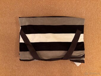 Odpocovací deka Equi-Theme Stripe -hnědá/béžová - 5