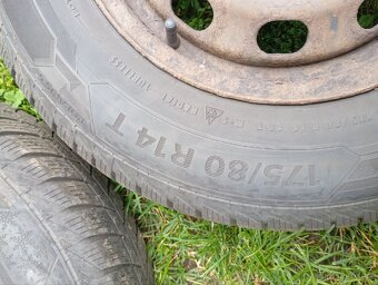 Kola 5x100 R14 se zimními pneumatikami 175/80 - 5