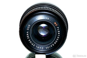 CZJ Flektogon electric RED MC 2,4/35 M42 TOP STAV - 5